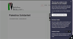 Desktop Screenshot of palestinasolidariteit.be